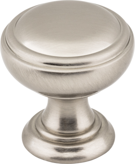 Tiffany 1-1/4'' diam Mushroom Knob 658SN