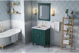 2nd Gen Chatham Vanities 28'' W x 1-1/2'' D x 34'' H Forest Green Chatham mirror MIR2CHA-28-GN