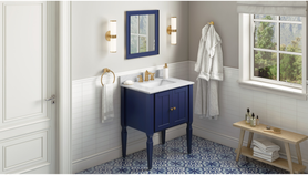 2nd Gen Jensen Vanities 22'' W x 1'' D x 24'' H Hale Blue Jensen mirror MIR2JEN-22-BL