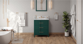 Katara 30'' Forest Green Vanity VN2KAT-30-GN-NT