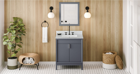 Theodora 30'' Blue Steel Vanity VN2THE-30-BS-NT