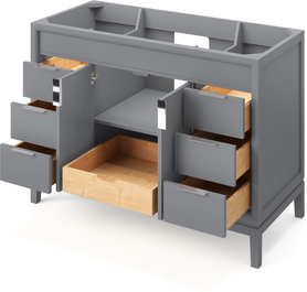 Theodora 48'' Blue Steel Vanity VN2THE-48-BS-NT