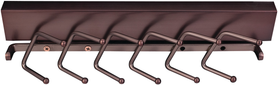 Tie, Belt, & Pant Organizers Brushed Oil Rubbed Bronze 12'' Sliding Tie Rack 295T-DBAC