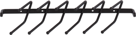 Tie, Belt, & Pant Organizers Matte Black Screw-Mount Tie Rack 296T-MB