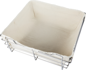 Pullout Closet Baskets Cloth Basket Liner for 14''D x 29''W x 11''H Closet Pullout Basket BCL-142911-TAN
