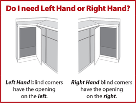 Blind Corners 15'' Polished Chrome and Maple Blind Corner Swingout for Openings on the Right of the Blind BCSO215PCMP-RH