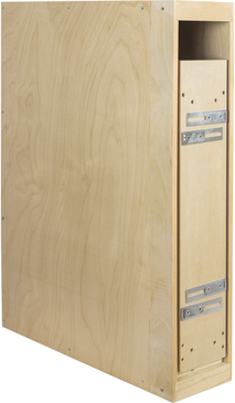 No Wiggle Pullouts 6''''No Wiggle'' Soft-close Base Filler Pullout BFPO2-6SC