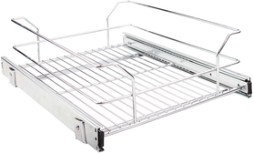 11-Min Organizers 15'' Metal Pullout Basket MBPO18-R