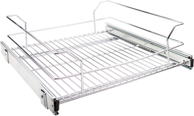 11-Min Organizers 18'' Metal Pullout Basket MBPO21-R