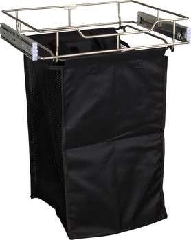 Hampers Dark Bronze 14'' Deep Pullout Canvas Hamper with Removable Laundry Bag POHS-14ORB