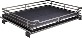 27'' Black Nickel STORAGE WITH STYLE® Metal Soft-close Pullout Basket SWS-WB273BN