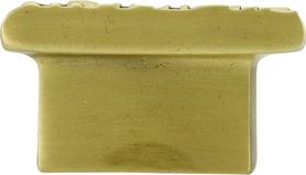 Asymmetrical Knob, Burnish Brass 10716BB