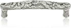 5'' cc Glendale Court Pull, Clear Crystal Matte Silver Finish 7715MS