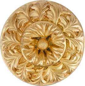 Edgar Berebi Tremont Knob In Satin Gold Plate 7725SG