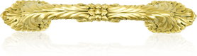 3-1/2'' cc Louis Xv Pull Florentine Gold Finish 8147FG