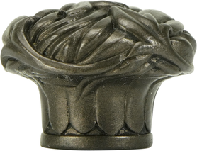 Louis Xv Knob, Vintage Pewter 8208VP