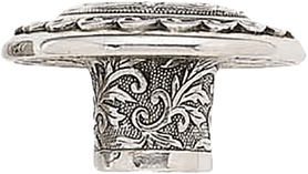 Americana Knob, Burnished Silver Finish 8295-6