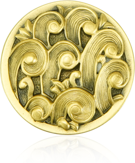 Somerset Knob Florentine Gold Finish 8366FG