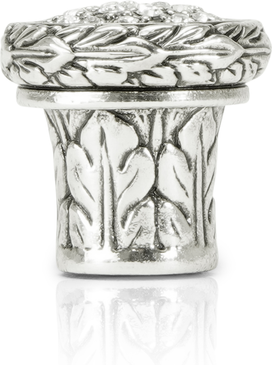 Nantucket Jewel Mini Knob, Clear Crystal Burnish Silver Finish 8502/16