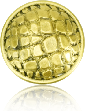 Alligator Knob Florentine Gold Finish 8535FG