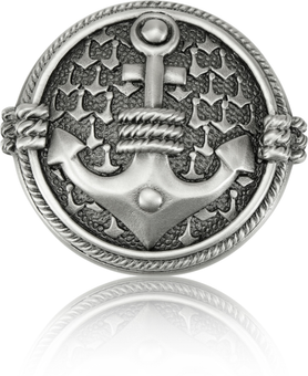 Yacht Club Anchor Knob Antique Nickel Finish 8538AN