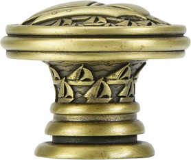 Yacht Club Sailboat Knob, Burnish Brass 8539BB
