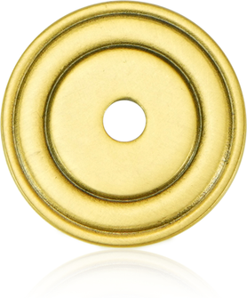 Round Back Plate Museum Gold Finish 8559/1