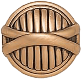 Edgar Berebi Westport Knob In Museum Gold Plate 8641-1