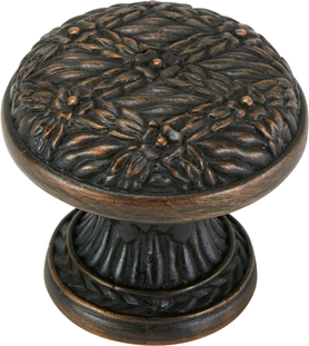 Edgar Berebi Regina Knob In Oil Rub Bronze Plate 9636-44
