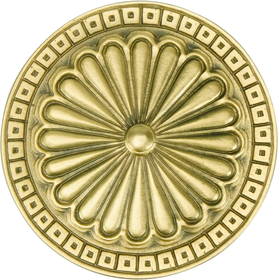 Edgar Berebi Lakewood Knob In Florentine Gold Plate 9887FG