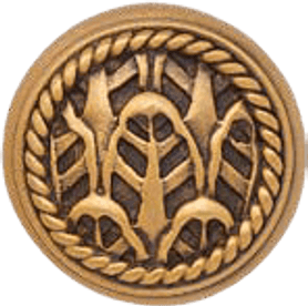 Carlisle Knob, Burnished Brass Finish 9891BB