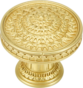 Toulouse Knob, Satin Gold Plate 9898SG