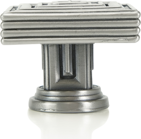 Innsbruck Square Knob Antique Nickel Finish 9929AN