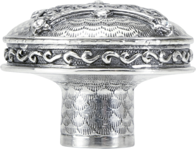Bristol Knob, Decorated With Swarovski® Crystals, Burnished Silver X7143/16