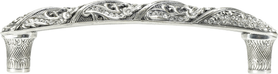 Portland 5'' cc Pull, Decorated With Swarovski® Crystals, Burnished Silver X7926/16