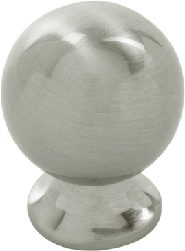 Bijou Akoya Knob 3/4'' diam Satin Nickel Finish B052692-SN