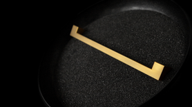 Bijou Stesso Pull 9-1/4'' cc Brushed Golden Brass Finish B074601-BGB