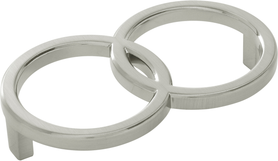 Bijou Mingle Pull 4-1/16'' cc Satin Nickel Finish B076344-SN