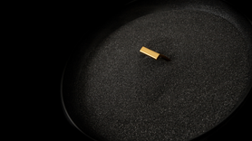 Bijou Fringe Finger Pull 7/8'' cc 1-3/8'' x 1-3/4'' Brushed Golden Brass Finish B076559-BGB