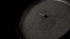 Bijou Fringe Finger Pull 7/8'' cc 1-3/8'' x 1-3/4'' Matte Black Finish B076559-MB