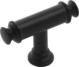 Berkshire T-Knob 2-1/8'' x 11/16'' Matte Black Finish B079928-MB