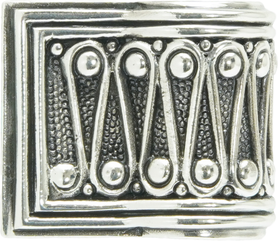 Urban Metro Rivoli II Knob, Burnish Silver Plate G101491/BS