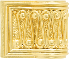 Urban Metro Rivoli Knob, Satin Gold Plate 101491/SG