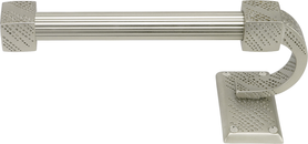 Sutton Tissue Bar Left, Reeded Handle, Satin Nickel Finish 2202R/SN