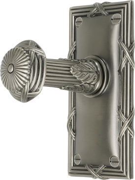 Hyde Park Hook, Rectangular Back Plate, Antique Nickel Finish 2257AN