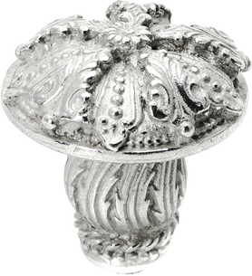 Acanthus large knob Renaissance style with feather scroll foot 1061-24