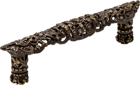 Juliane Grace 4'' cc pull with Swarovski Clear Crystals 149-3C