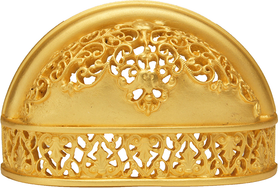 Juliane Grace 3'' cup pull in Gilded Mercury. 150-8