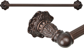 Acanthus 32'' cc towel bar Renaissance style with 5/8'' reeded center 1640R-22