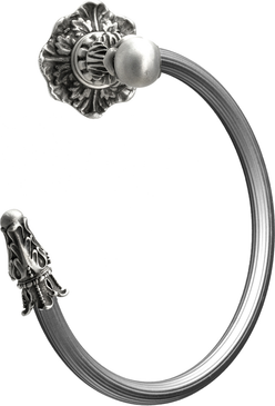 Acanthus swing towel reeded ring left Renaissance style 1645R-11